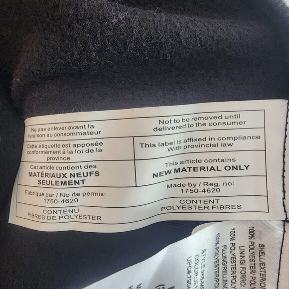 Free Country Jacket Mens Medium Jet Black Microtech Fleece Full Zip 268-M98307S - Picture 9 of 16